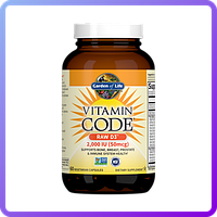 Сырой Витамин Д3 Garden of Life RAW D3 Vitamin Code 2000 МЕ (50 мкг) 60 вегетарианских капсул (345162)