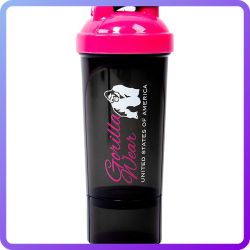 Шейкер Gorilla Wear Shaker Compact Black/Pink (451664) - фото 1 - id-p1351419592