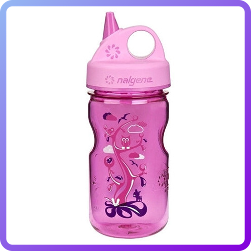 Пляшка для води Пляшка для водыNalgene Grip-n-Gulp 350 мл Pink Woodland 350 мл (341725)