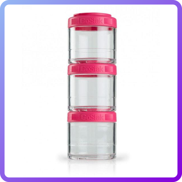 Контейнер Контейнер BlenderBottle GoStak 3 Pak 100cc Pink (341730)