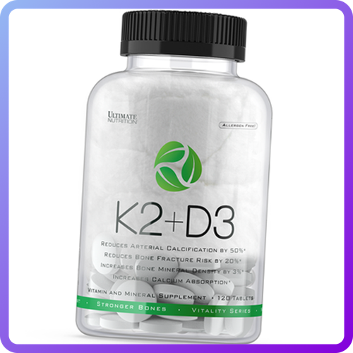 Вітаміни Ultimate nutrition Vitamin K2 +D3 120 таб (347249)