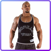 Чоловіча майка Gorilla wear Logo Stringer Tank Top (Black) (334514)