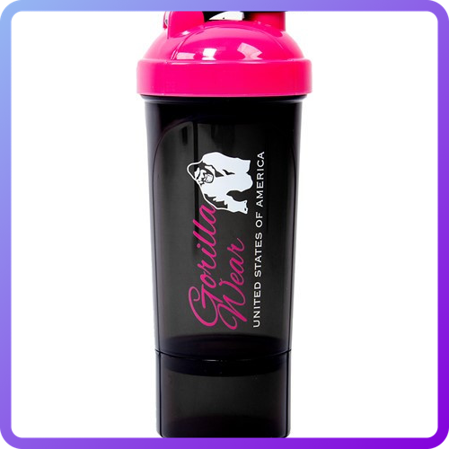 Шейкер Gorilla Wear Shaker Compact Black/Pink (229464) - фото 1 - id-p1351418142