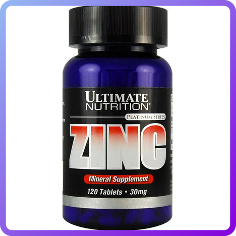 Цинк Ultimate nutrition Zinc 30 мг 120 таб (347253)