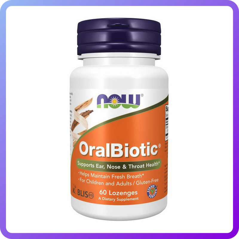 ОралБиотик Now Foods OralBiotic 60 табл (346249)