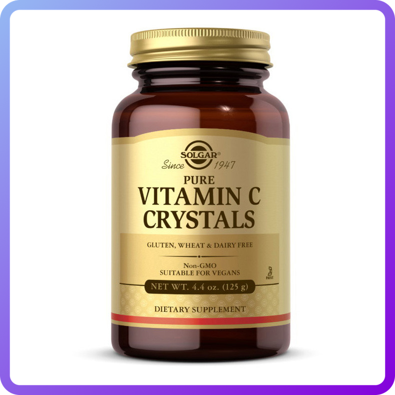 Вітаміни і мінерали Solgar Vitamin C Crystals 125 г (346254)