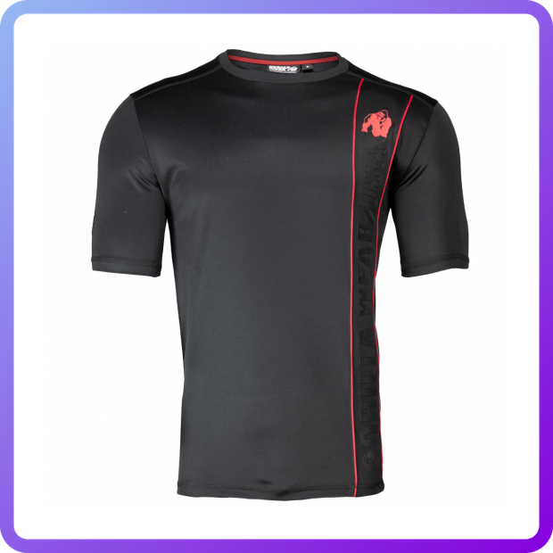 Футболка Gorilla Wear Branson T-shirt Black/Red (340466)