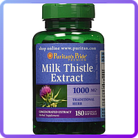 Препарат для підтримки печінки Puritan's Pride Milk Thistle 4:1 Extract 1000 мг (Silymarin) (90 капс) (225017)