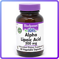 Альфа Ліпоєва Кислота Bluebonnet Nutrition Alpha Lipoic Acid 300 мг 30 рослинних капсул (342868)