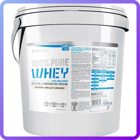 Протеїни BioTech 100% Pure Whey (4000 м) (337507)