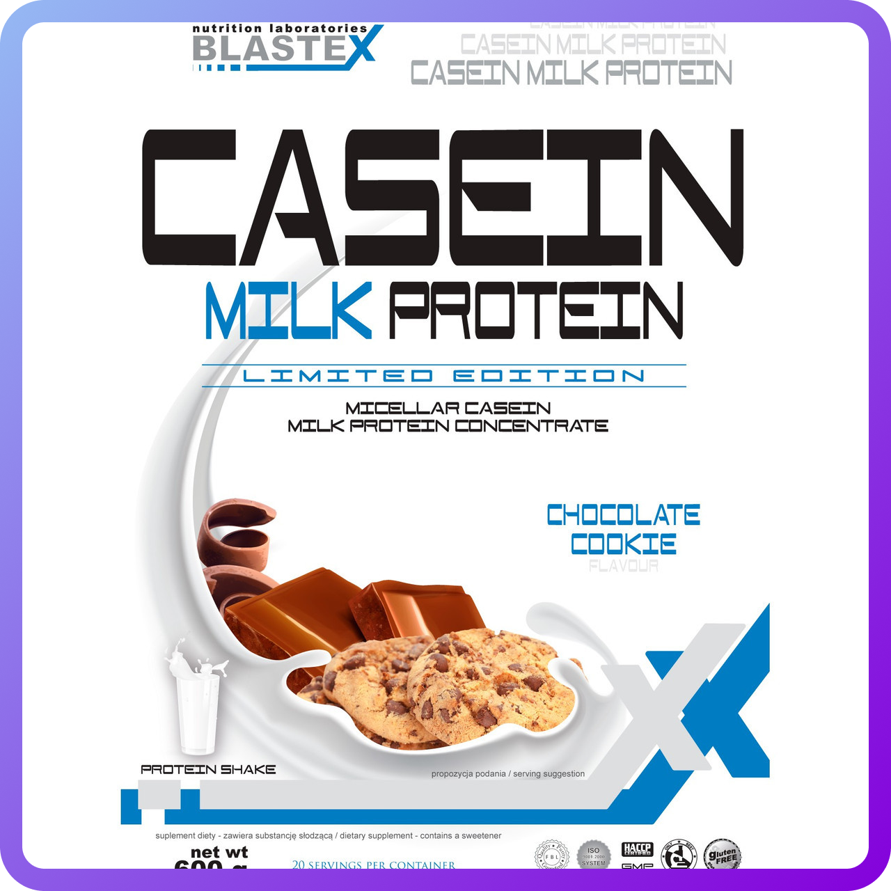 Протеїни BLASTEX Casein Milk Protein (600 г) (337519)