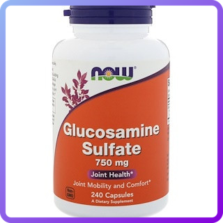Препарати для відновлення суглобів і зв'язок Now Foods Glucosamine Sulfate 750 мг 240 капс (233206)