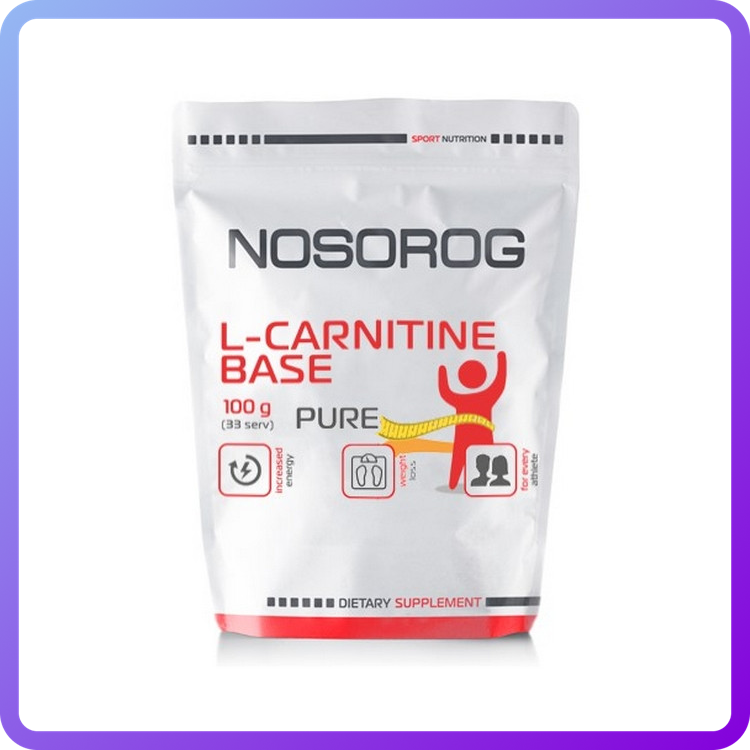 Жироспалювач Nosorig Nutrition L-Carnitine Base 100 г (346290)