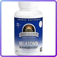 Снодійне Source Naturals Melatonin 1 мг Sleep Science 200 пігулок (231941)