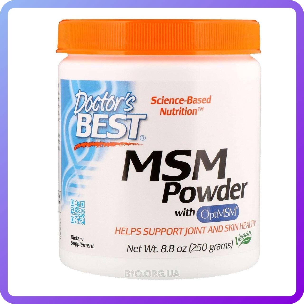 Препарат для відновлення суглобів і зв'язок Doctor's s BEST MSM Powder (250 г) (337543)