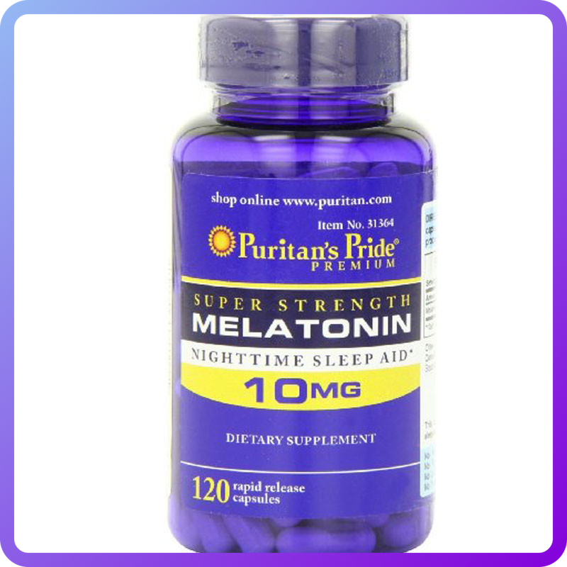 Снодійне Puritan's Pride Melatonin 10 мг (120 таб) (225069)
