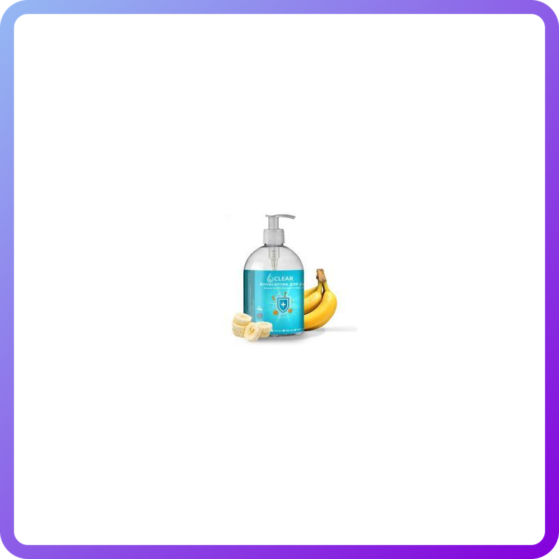 Антисептик Antiseptic Clear 75% аромат Банан 500 мл (341799)