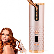 Бездротова плойка для завивки волосся Ramindong Hair curler RD-060 Рожеве золото, фото 3