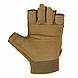 Рукавиці тактичні без пальців Mil-Tec Army Fingerless Gloves 12538519 Coyote розмір M, фото 3
