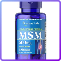 Препарат для відновлення суглобів і зв'язок Puritan's Pride MSM 500 мг (120 кап) (336103)