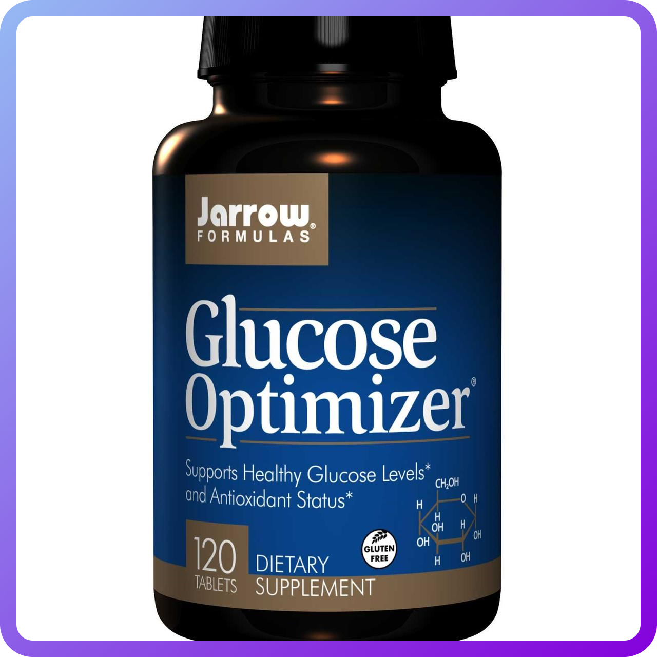 Оптимізатор глюкози Jarrow Formulas Glucose Optimizer (120 таб) (334694)