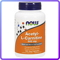 Жироспалювач Now Foods Acetyl L-Carnitine 500 мг 100 вег.капс (234314)