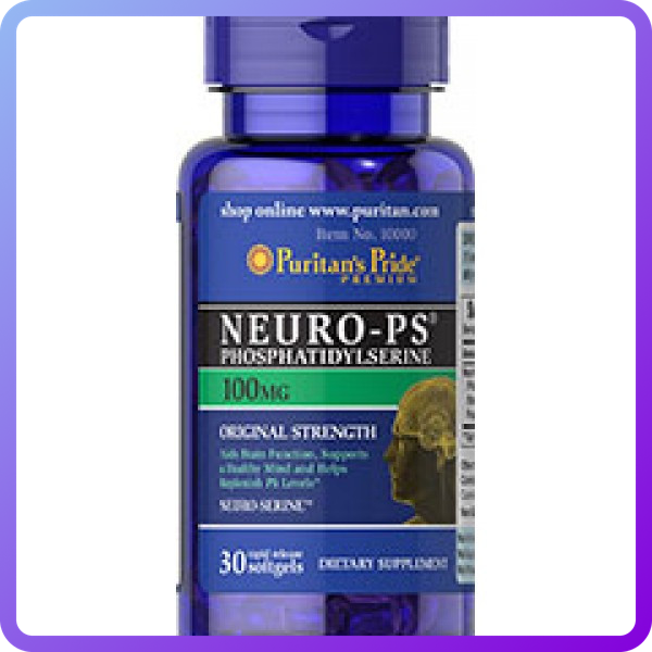 Препарат для регулювання нервових процесів Puritan's Pride Neuro-Ps 100 мг (30 кап) (336111)