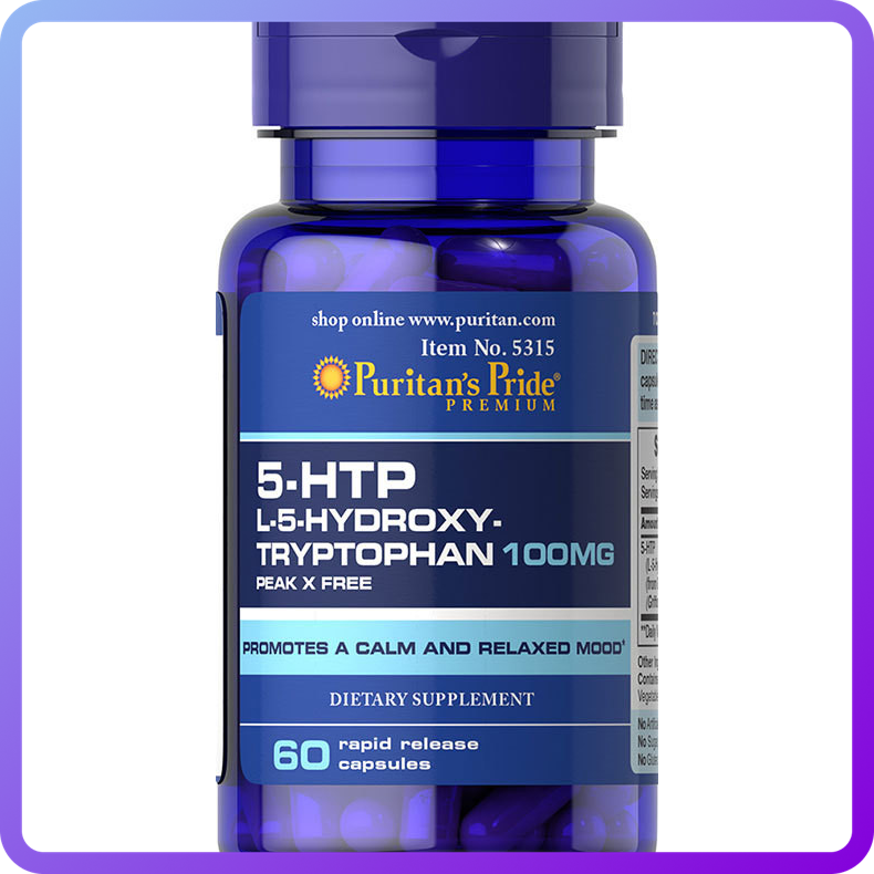Антидепресант Puritan's Pride 5-HTP 100 мг (60 капс) (336114)