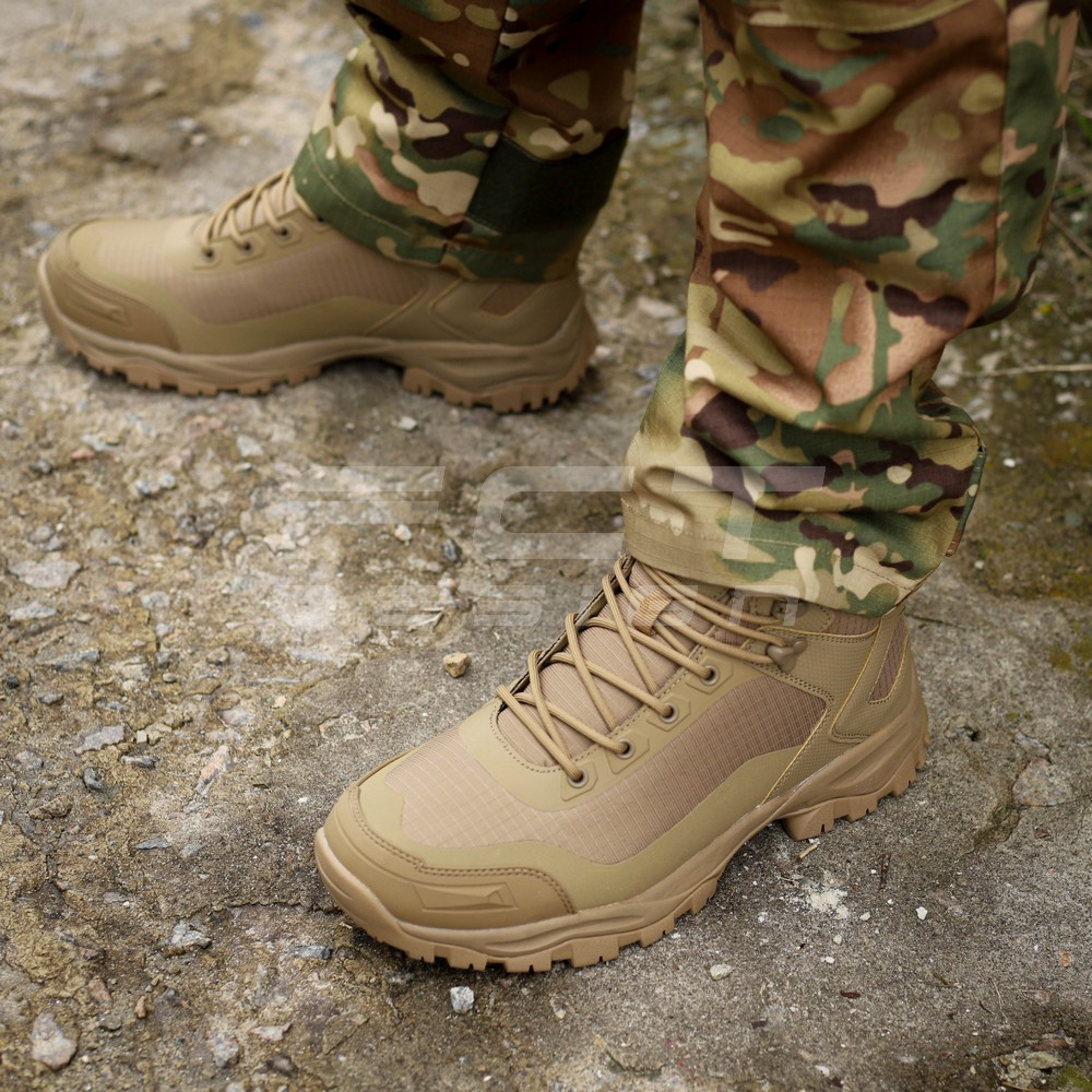 Берцы Милтек Mil-Tek на мембране GoreTex койот