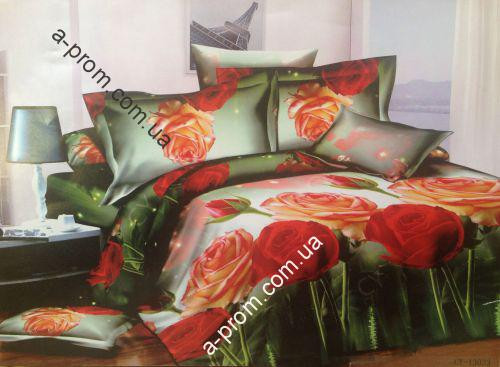 Постільний комплект євро Comfort Lux — 3D (арт. 13033)