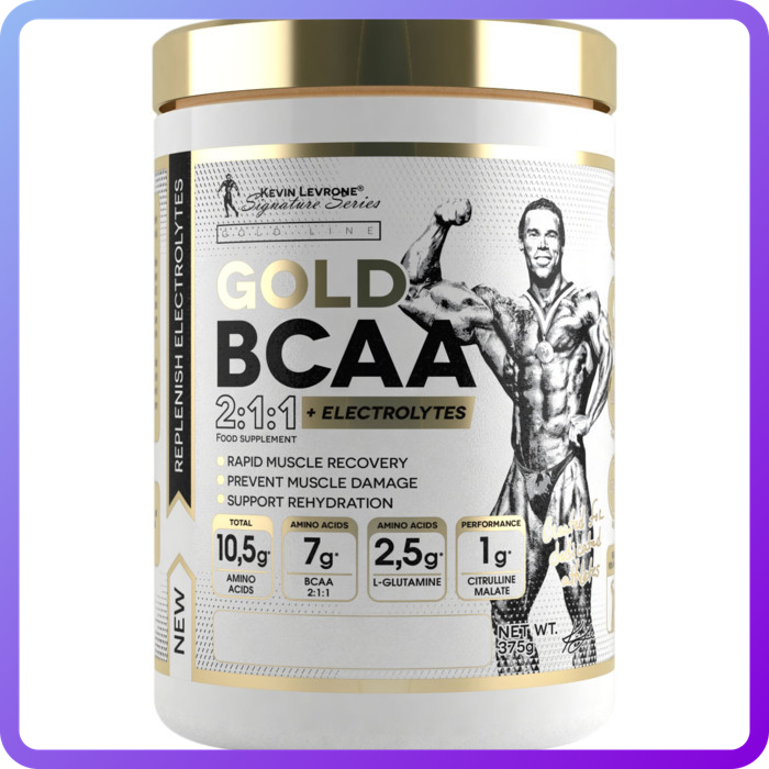 Амінокислоти BCAA Kevin Levrone Gold BCAA 2:1:1 + Electrolytes 375 г (345289)