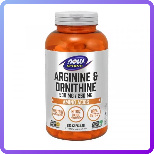 Амінокислоти Now Foods Arginine & Ornithine 250 капс (346341)