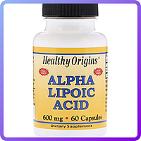 Альфа Ліпоєва Кислота Healthy Origins Alpha Lipoic Acid 600 мг 60 капсул (110656)