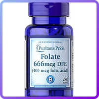 Витамины и минералы Puritans Pride Folate 666mcg DFE (Folic Acid 400 мкг) (250 табл) (106976)