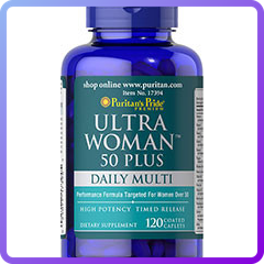 Вітаміни для жінок Puritan's Pride Ultra Woman 50 Plus (120 кап) (336148)