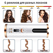 Бездротова плойка для завивки волосся Ramindong Hair curler RD-060 Серый, фото 5