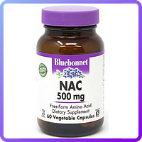 L-цистеин Bluebonnet Nutrition NAC 500 мг 60 вег.капс (114076)