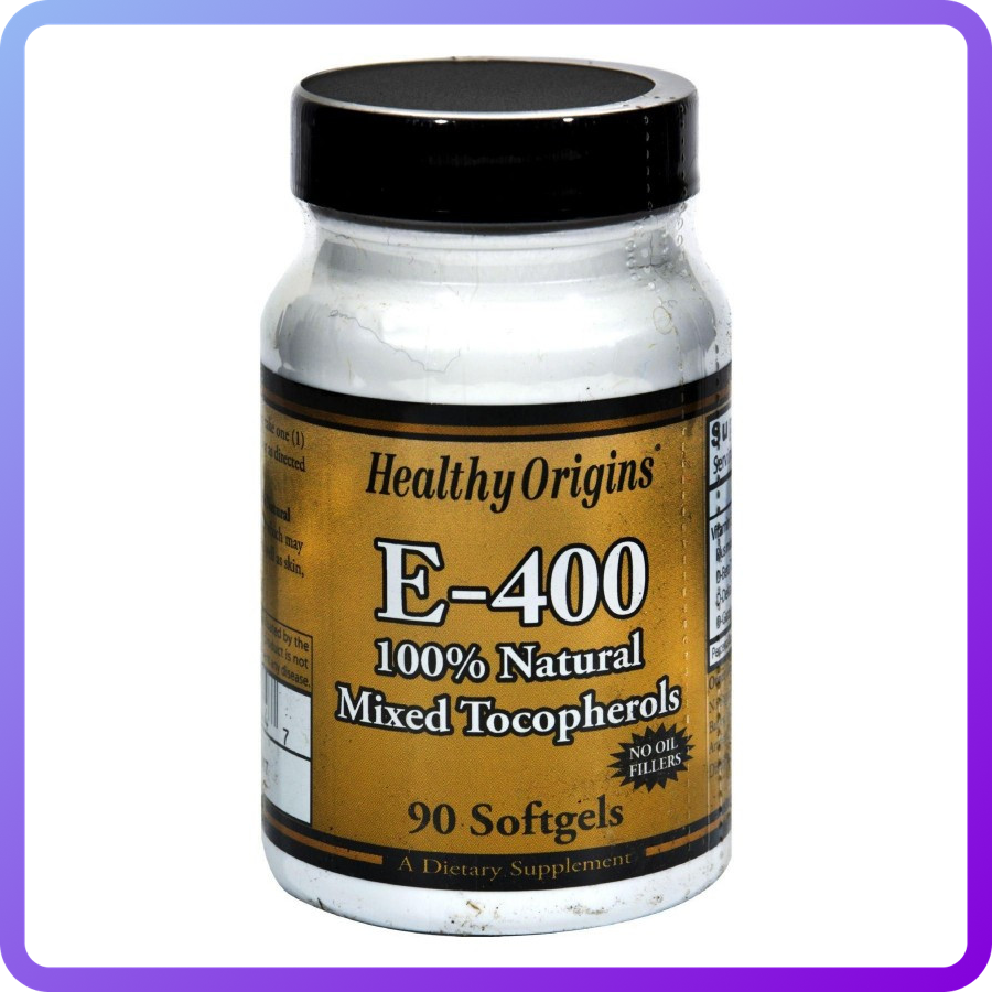 Вітамін Е Суміш Токоферолів Healthy Origins Vitamin E 400 МО 90 капсул (110662)