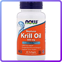 Крилевый Жир Now Foods Neptune Krill Oil 500 мг 60 желатиновых капсул (454141)