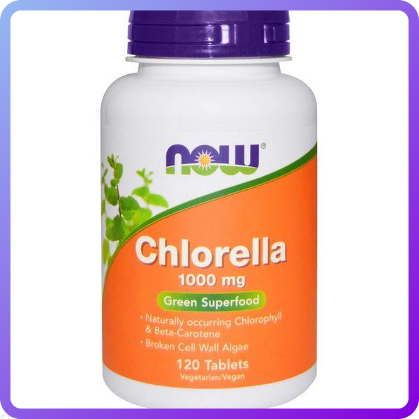 Хлорела Now Foods Chlorella 1000 мг 120 таб (345315)