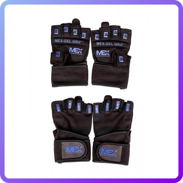 Рукавички для фітнесу та бодібілдингу MEX Nutrition Gel Grip Gloves (334829)