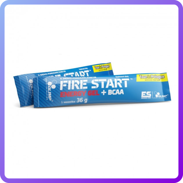 Амінокислоти BCAA Olimp Labs Fire Start Energy Gel + BCAA 36 г (344285)