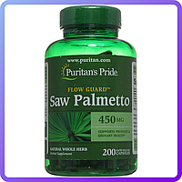 Со пальметто Puritan's Pride Saw Palmetto 450 мг 200 капс (234386)