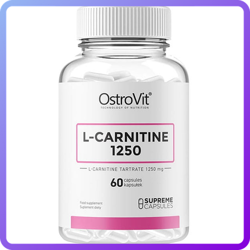 Купити LКарнітин Ostrovit LCarnitine 1250 (60 капс) Знижка! (236401