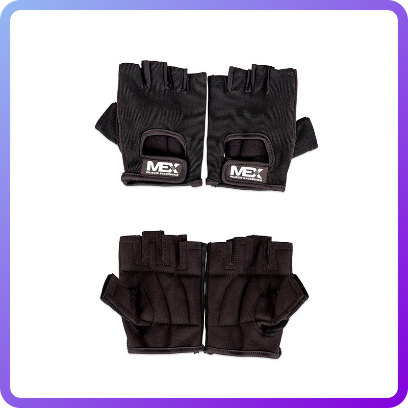 Рукавички для фітнесу та бодібілдингу MEX Nutrition Train Hard Gloves (334834)