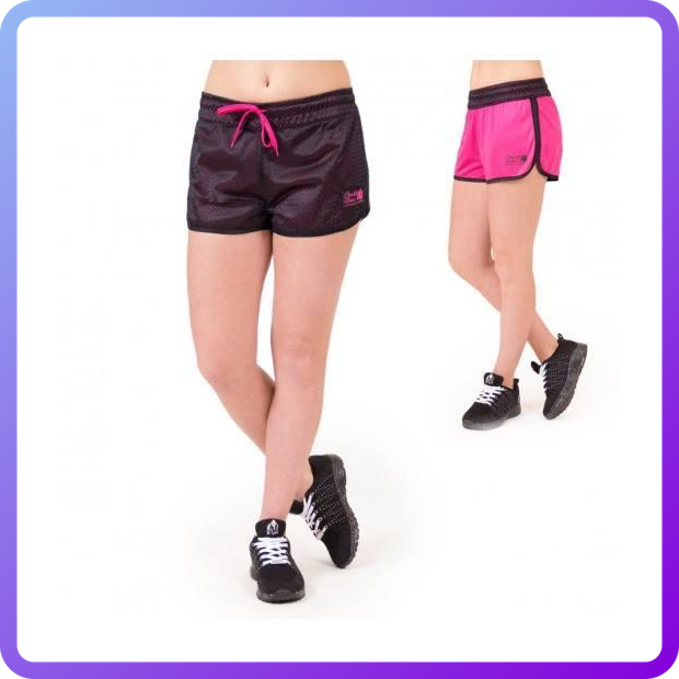 Шорти Gorilla Wear Madison Reversible Shorts Black/ Pink (340596)