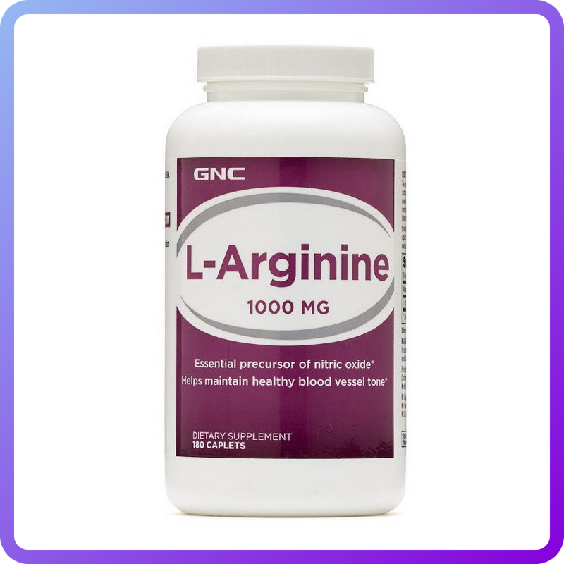 Передтренувальний комплекс GNC L-Arginine 1000 180 кап (345334)