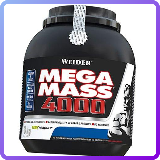 Гейнер Weider Mega Mass 4000 3 кг (345340)