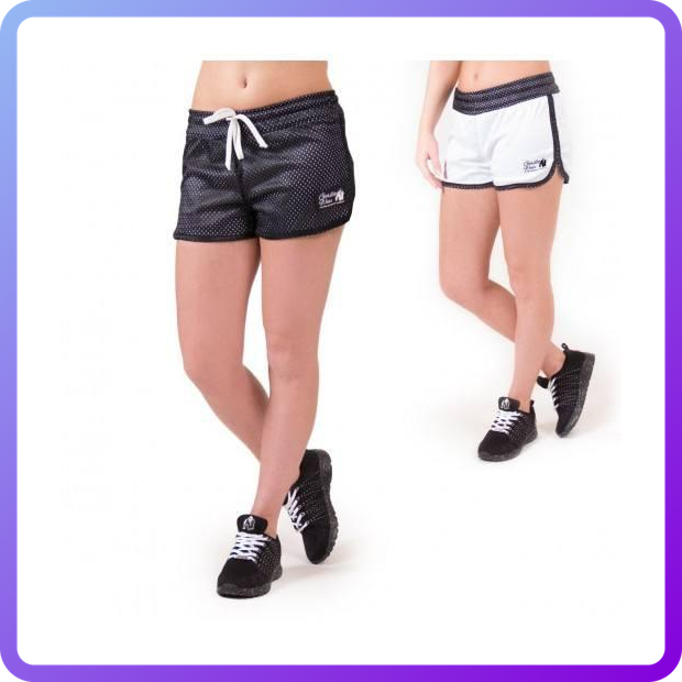 Шорти Gorilla Wear Madison Reversible Shorts Black/White (340599)