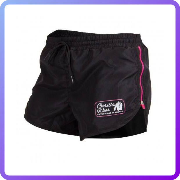 Шорти Gorilla women's Wear New Mexico Cardio Shorts Black/Pink (340602)